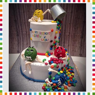 M&M CAKE WITH EXPRESIONS - Cake by Art for Cakes by Andy
