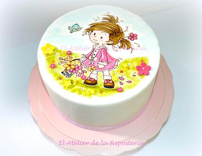 Tarta niña - Cake by El Atelier de la Repostería