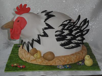 Broody chicken - Cake by Mandy