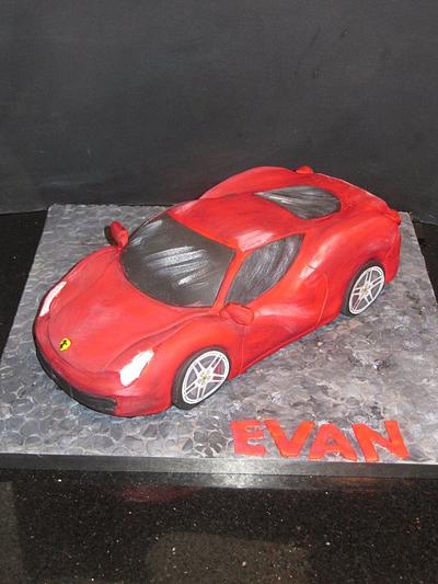 ferrari  - Cake by d and k creative cakes