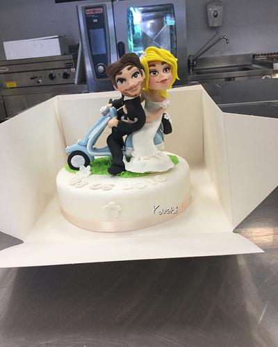 Wedding cake topper  - Cake by Donatella Bussacchetti