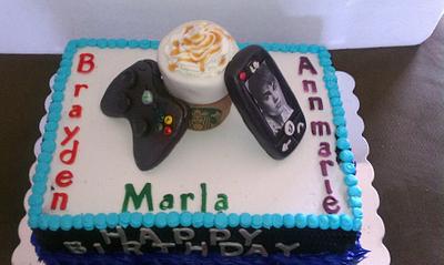 "These are a few of our favorite things" - Cake by teicakes