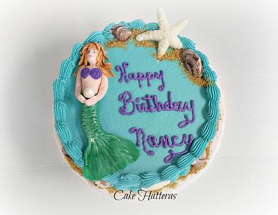 Birthday Mermaid - Cake by Donna Tokazowski- Cake Hatteras, Martinsburg WV