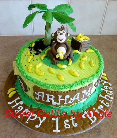 Cheeky Monkey - Cake by Angie Taylor