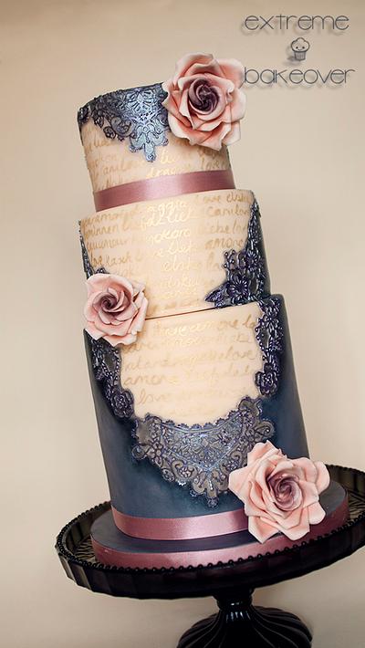 Fairy Tale Lace  - Cake by Extreme Bakeover
