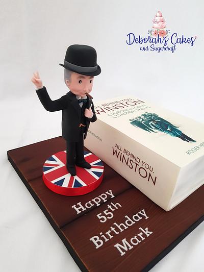 Winston Churchill themed cake - Cake by Deborah