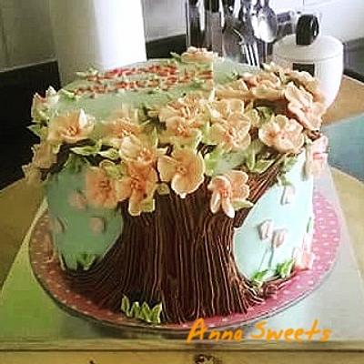 Cherry blossoming cake - Cake by Anna 