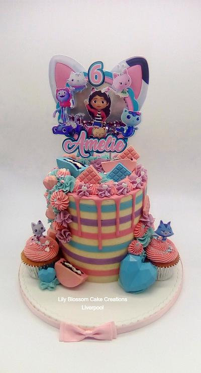 Gabby's Dollhouse 6th Birthday Cake - Cake by Lily Blossom Cake Creations