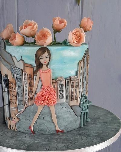 Party in Paris - Cake by Couture cakes by Olga