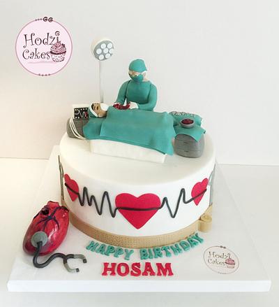 Cardiologist Cake❤🩺 - Cake by Hend Taha-HODZI CAKES