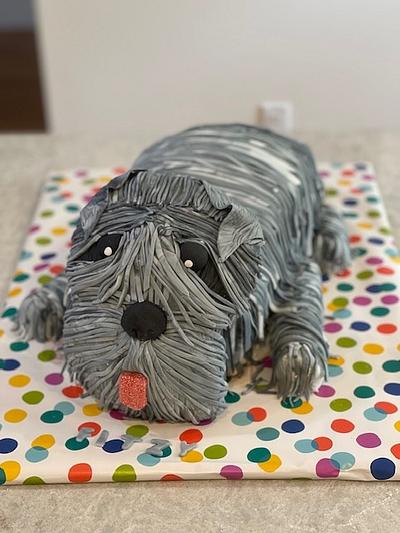 Schnauzer Birthday Cake - Cake by Theresa