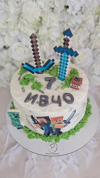 Minecraft cake - Cake by Philip's Pastry 