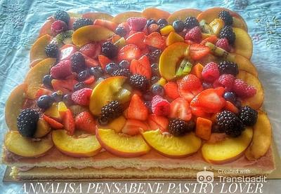 Fruit tarte Birthday Cake - Cake by Annalisa Pensabene Pastry Lover