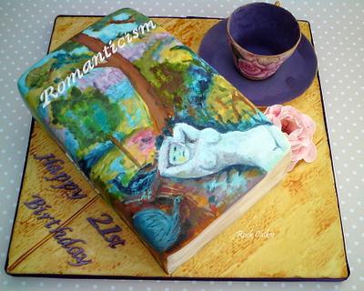 Cup of tea and a good book - Cake by RockCakes