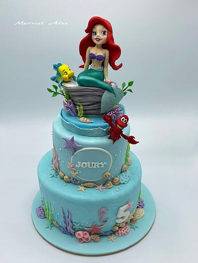 The little mermaid  - Cake by Mervat Abu