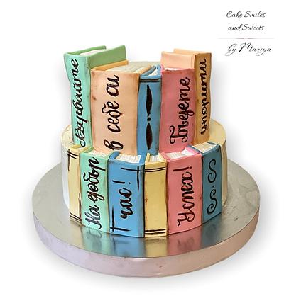 Book Cake - Cake by Cake Smile and Sweets by Mariya