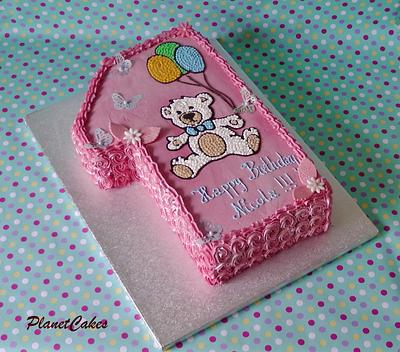 Cute Teddy Bear - Cake by Planet Cakes