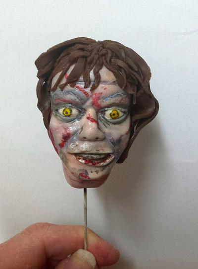 The exorcist Regan. A work in progress - Cake by Nomnomcakesbyamanda
