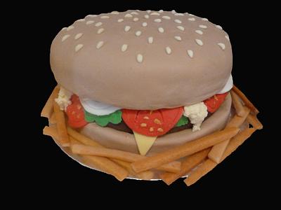 Burger cake - Cake by Roberta