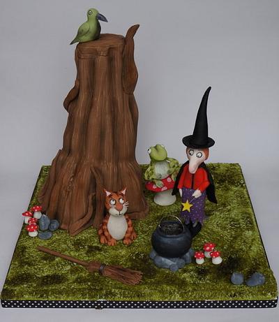 Harry Potter 'FIREBOLT' broom cake - Decorated Cake by - CakesDecor