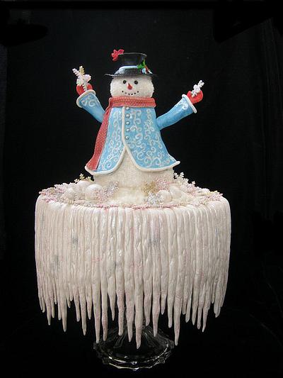 Snowman - Cake by Marina Danovska