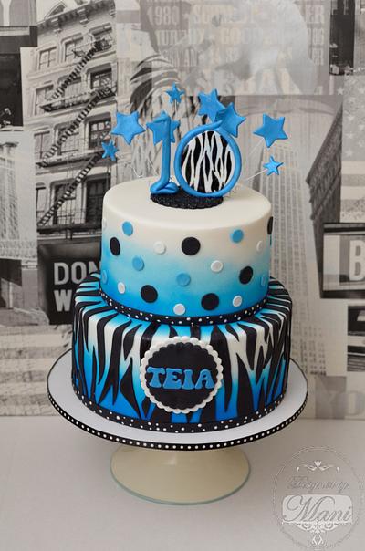 10th Birthday cake - Cake by designed by mani