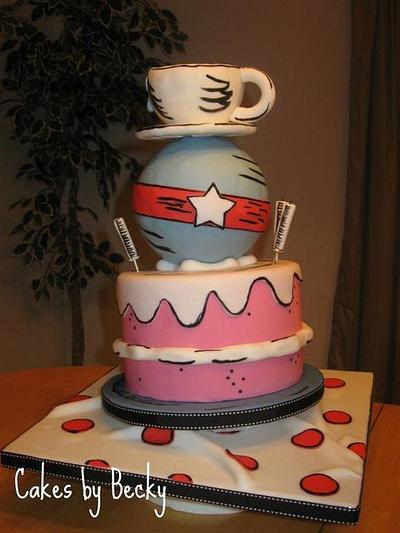 Cat in the Hat Cake  - Cake by Becky Pendergraft