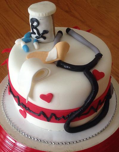 Nursing student cake - Cake by Nicky4rn
