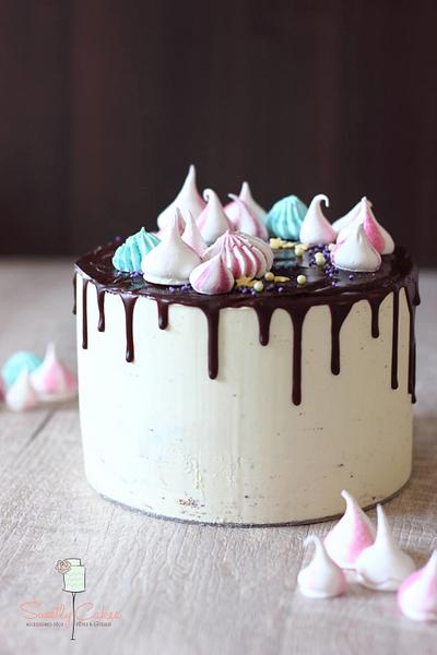 All chocolate dripped cake  - Cake by Sweetly Cakes 