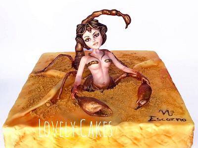 Queen Scorpion ( Zodiac Cake Challenge) - Cake by Lovely Cakes di Daluiso Laura