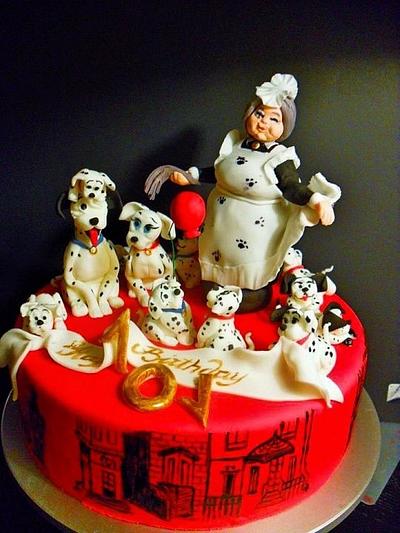 101 Dalmatians Birthday Cake - Cake by Albena