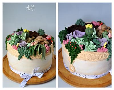 Succulent Garden - Cake by Gera