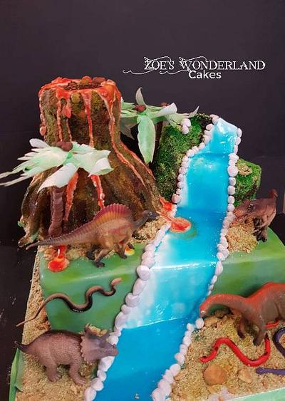 Dinosaurs in the nature - Cake by Zoi Pappou