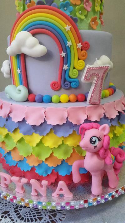 Little Pony Pinkie Pie cake - Cake by Mel Sibuyo Durant 