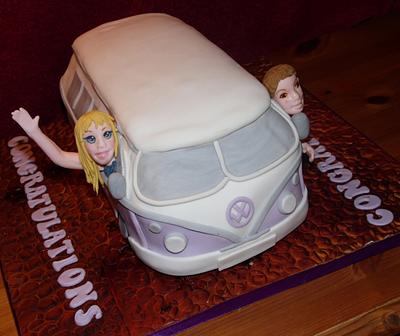 VW Camper Wedding Cake - Cake by emma