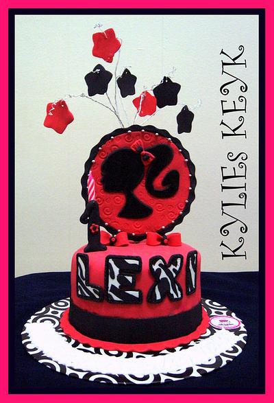 BARBIE CAKE  - Cake by kylieskeyk