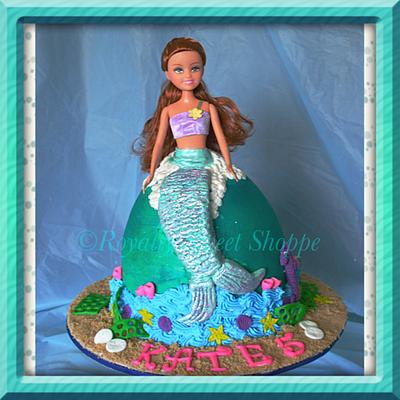 Mermaid Doll Cake  - Cake by Royalty Sweet Shoppe