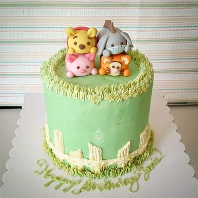 Tsumtsum Pooh and friends - Cake by Sugar Snake Cake
