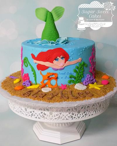 Little Mermaid - Cake by Sugar Sweet Cakes
