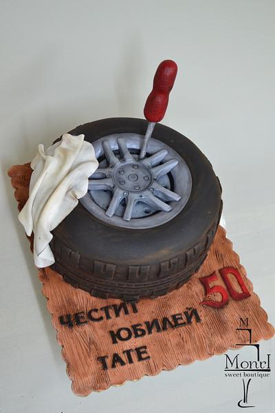 Automobile tyre - Cake by Mina Avramova
