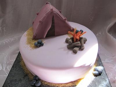 Campsite Cake - Cake by Elyse Rosati