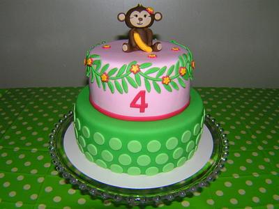 Monkey cake - Cake by Natasja