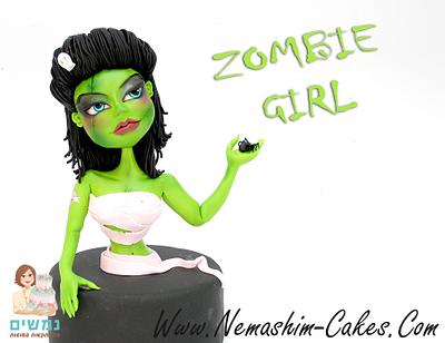 Zombie Girl Cake ! - Cake by galit