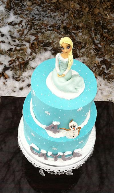 Frozen birthday cake. - Cake by Han Dougan