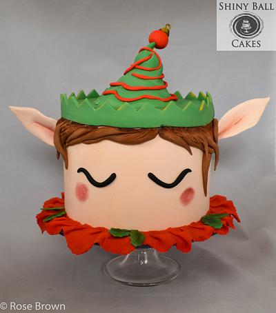 Christmas Elf - Cake by Shiny Ball Cakes & Creations (Rose)