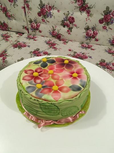 Paint flowers - Cake by Doroty