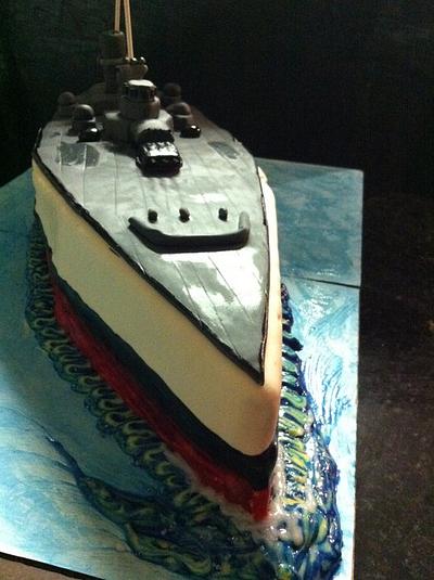 Battle ship cake - Cake by The Whisk by Karla 