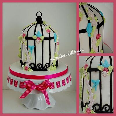 Bird Cage Birthday Cake  - Cake by It's a Cake Thing 