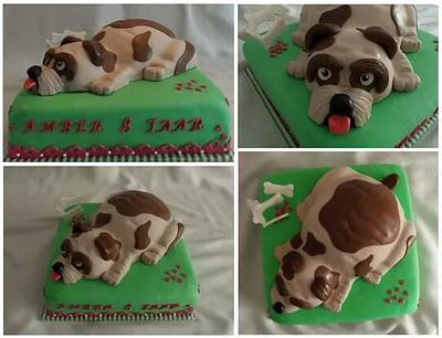 Dog cake - Cake by Droomtaartjes