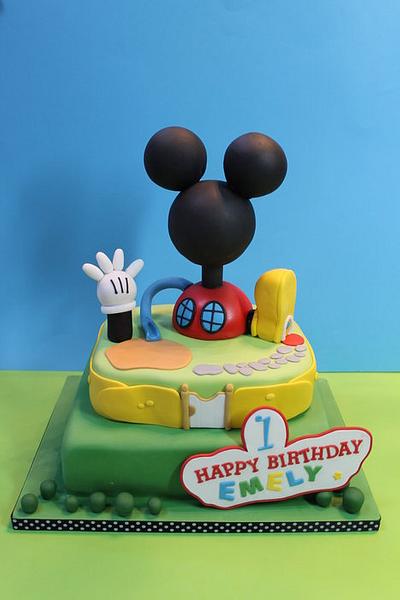 Mickey Mouse Club House - Cake by Delights by Design